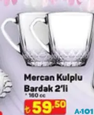 PAŞABAHÇE MERCAN KULPLU BARDAK 2'Lİ